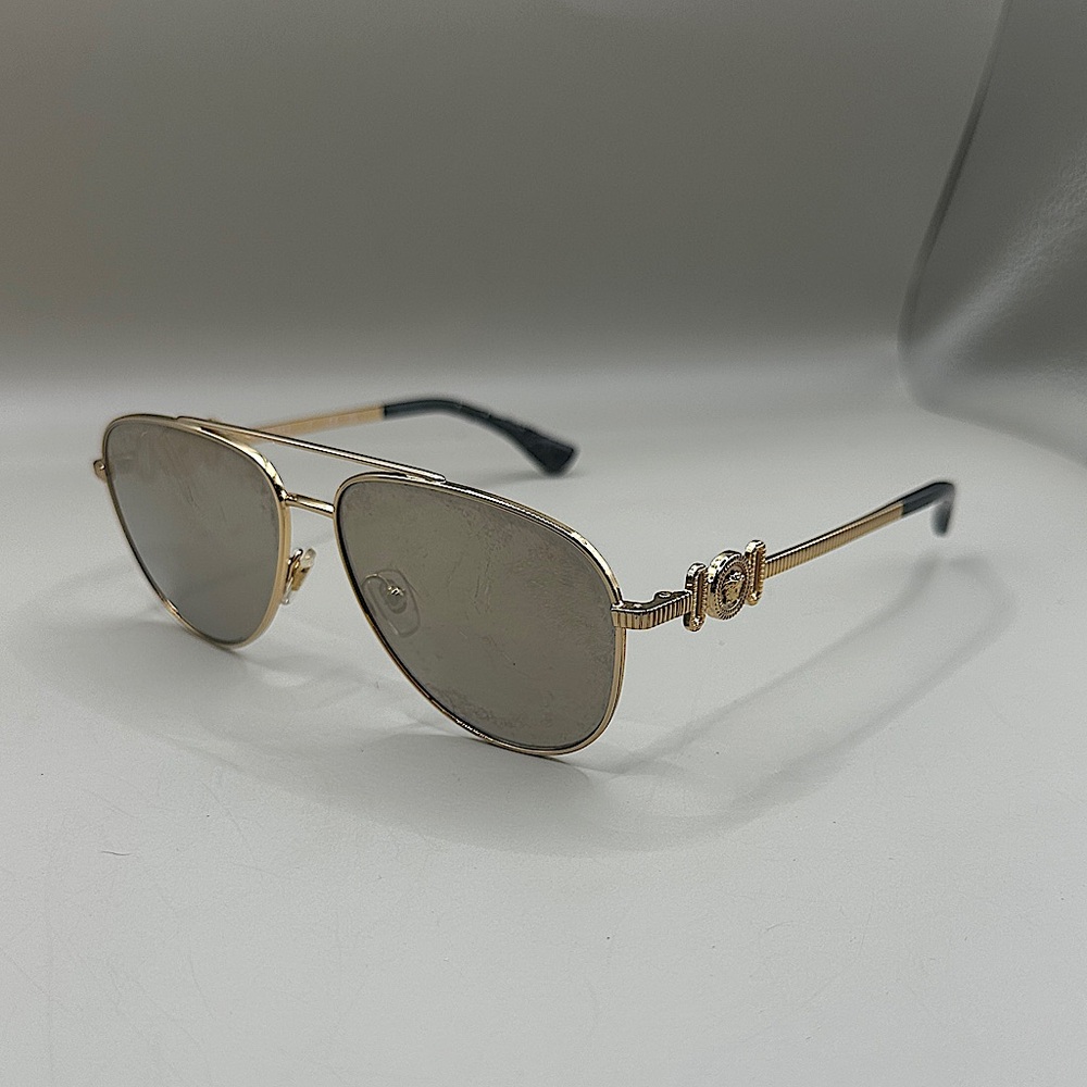 Versace VK2002 1002/A 52•13 130 3N Aviator Style Sunglasses - Kids/Youth Unisex